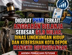 Digugat PHMI Terkait Anggaran Sebesar 61,9 Miliar, Dinas Lingkungan Hidup dan Kebersihan Kota Depok Mangkir Dipersidangan Pembacaan Putusan