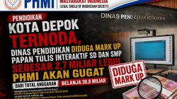Pendidikan Kota Depok Ternoda, Dinas Pendidikan Diduga Mark Up Papan Tulis Interaktif SD dan SMP  Sebesar 2,7 Miliar Lebih, PHMI Akan Gugat
