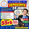 Konsultasi Hukum Sepuasnya 24 Jam