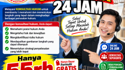 Konsultasi Hukum Sepuasnya 24 Jam